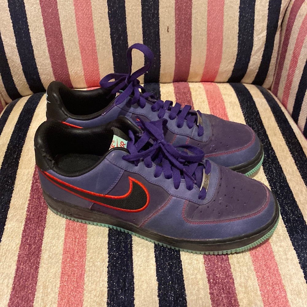 Purple Nike Air-force one size 9.5